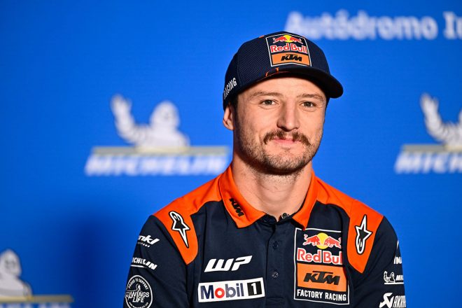 2023MotoGP第2戦アルゼンチンGPのプレスカンファレンスに出席したジャック・ミラー（レッドブルKTMファクトリー・レーシング）