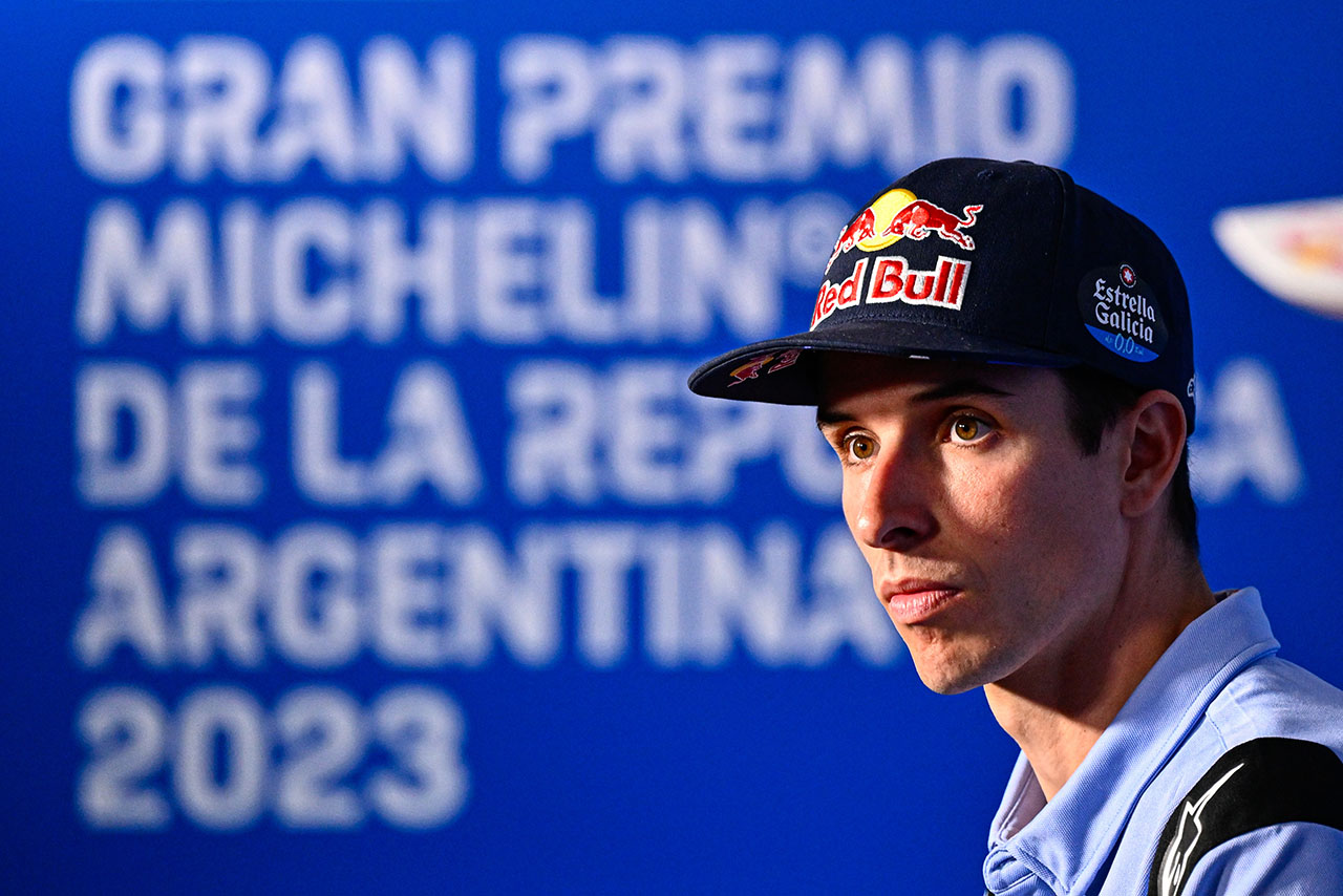 2023MotoGP第2戦アルゼンチンGPのプレスカンファレンスに出席したアレックス・マルケス（グレシーニ・レーシングMotoGP）