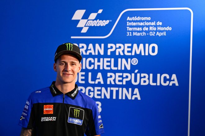 2023MotoGP第2戦アルゼンチンGPのプレスカンファレンスに出席したファビオ・クアルタラロ（モンスターエナジー・ヤマハMotoGP）