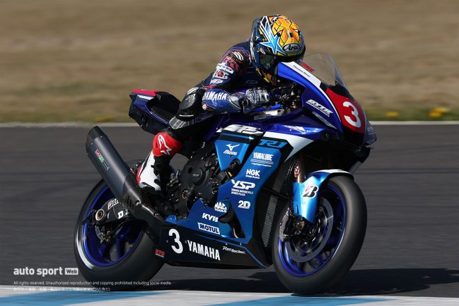 #3 岡本裕生（YAMAHA FACTORY RACING TEAM 2）／2023全日本ロード第1戦もてぎ JSB1000