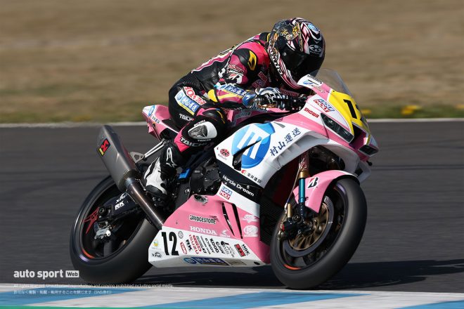 #12 秋吉耕佑（MurayamaUnso.Honda Dream.K.W）／2023全日本ロード第1戦もてぎ JSB1000