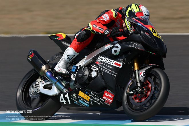 #41 サミュエル・カバリエリ（Team TATARA aprilia）／2023全日本ロード第1戦もてぎ JSB1000