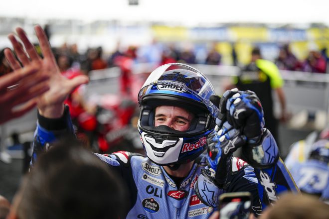 ポールポジションを獲得したアレックス・マルケス（グレシーニ・レーシングMotoGP）／2023MotoGP第2戦アルゼンチンGP