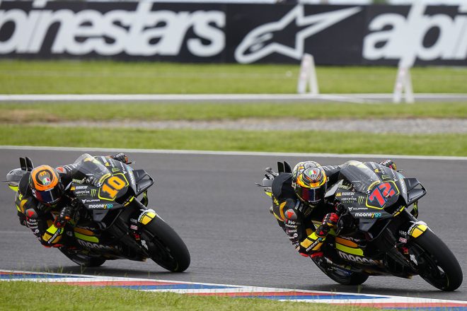 マルコ・ベゼッチとルカ・マリーニ（ムーニーVR46レーシング・チーム）／2023MotoGP第2戦アルゼンチンGP