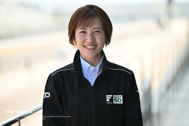 スーパーフォーミュラのピットレポーターを経て、今季は『スーパーフォーミュラ・アンバサダー』に就任した三浦愛さん