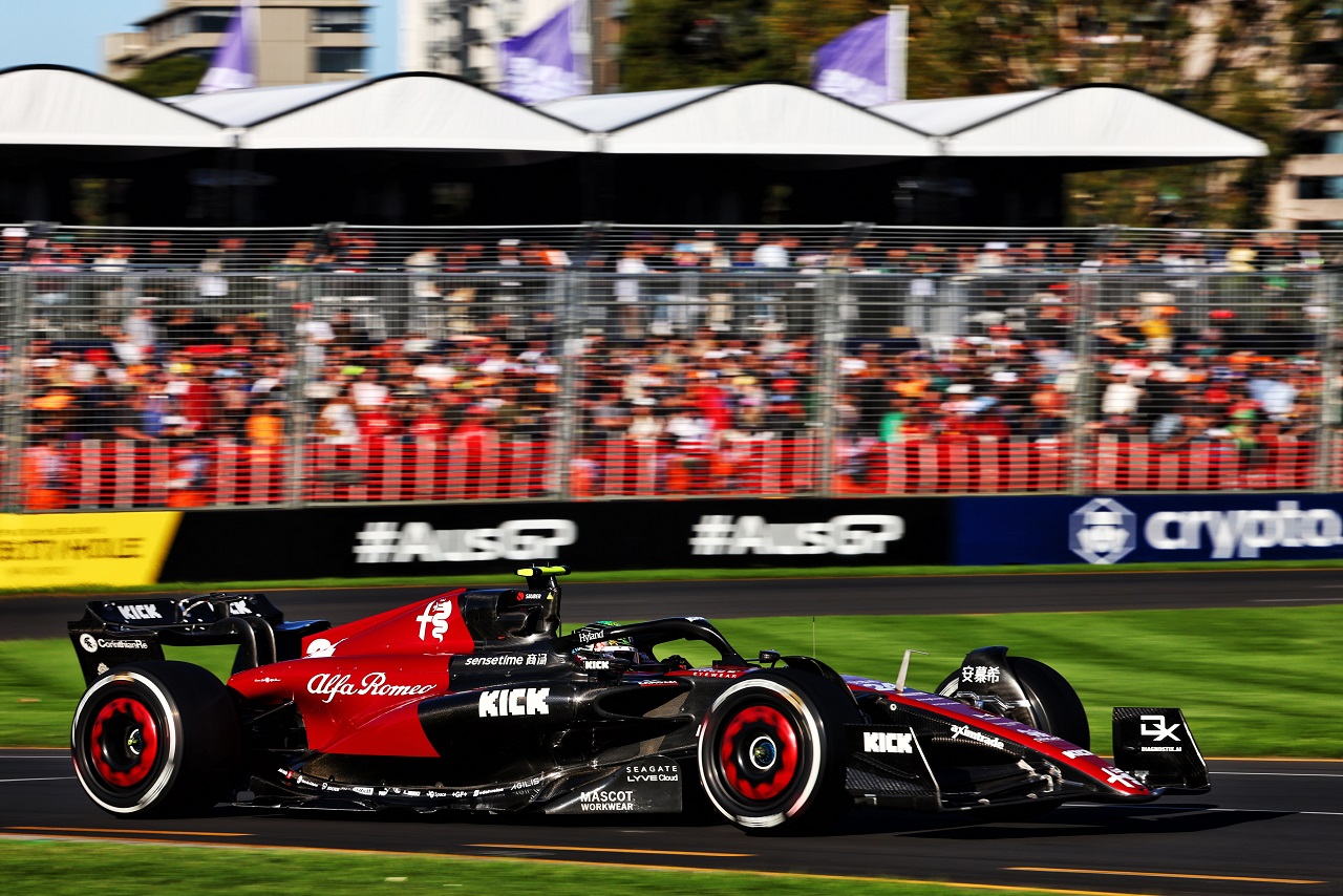 2023年F1第3戦オーストラリアGP　周冠宇（アルファロメオ）