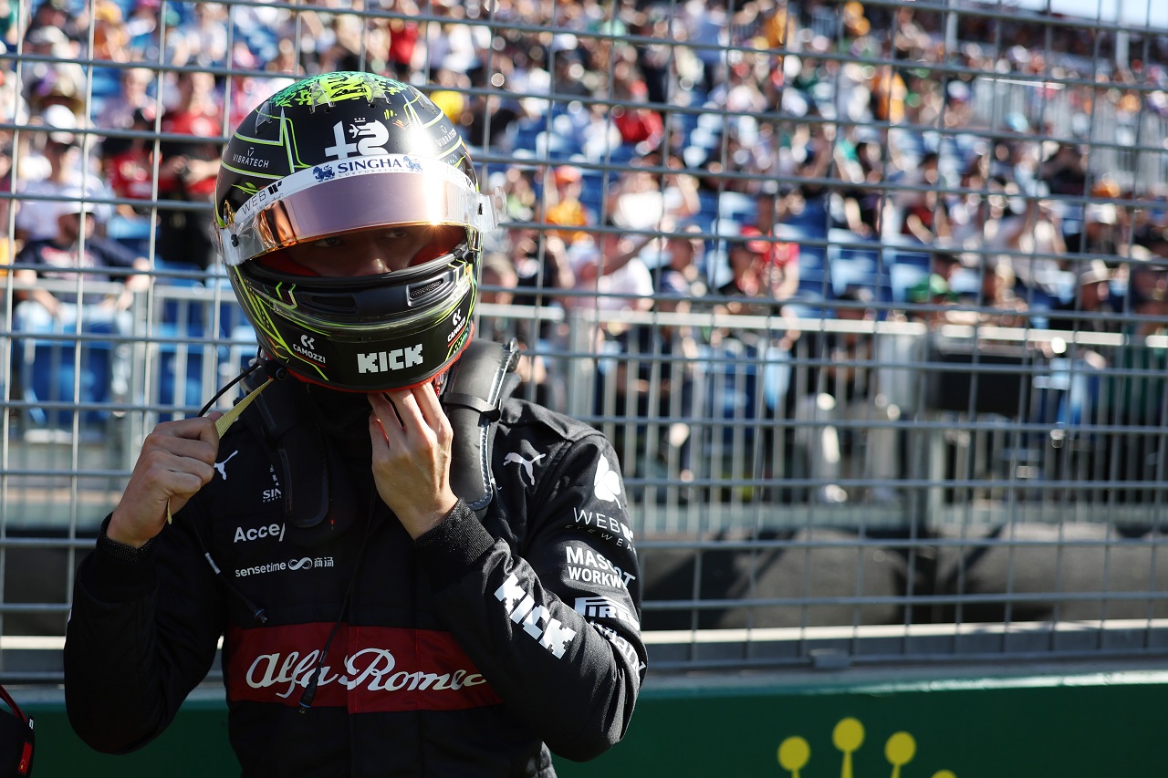 2023年F1第3戦オーストラリアGP　周冠宇（アルファロメオ）