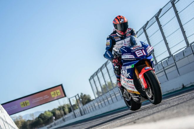 MotoE：ジョルディ・トーレス（Openbank Aspar Team）／2023MotoEバルセロナテスト