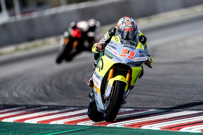 MotoE：マッテオ・フェラーリ（Felo Gresini MotoE）／2023MotoEバルセロナテスト