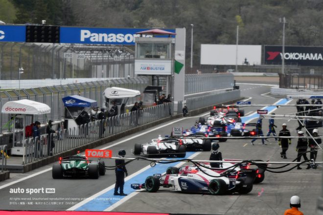 2023スーパーフォーミュラ第1戦富士　公式予選の様子