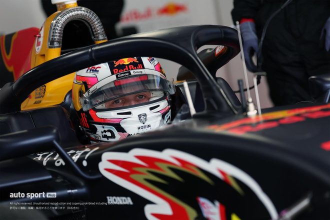 2023スーパーフォーミュラ第1戦富士予選　富士初走行のリアム・ローソン（TEAM MUGEN）