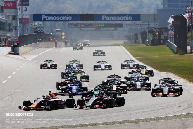 2023スーパーフォーミュラ第2戦富士 スタート