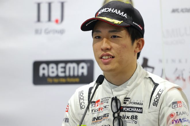 2023スーパーフォーミュラ第2戦富士　坪井翔（P.MU/CERUMO・INGING）