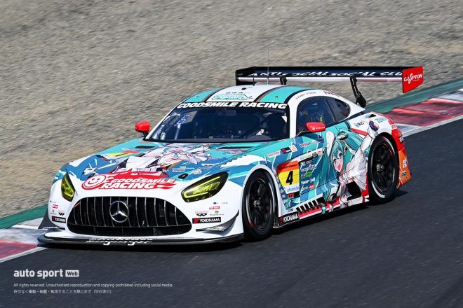 2023スーパーGT岡山公式テスト　FIA-GT3規定のグッドスマイル 初音ミク AMG