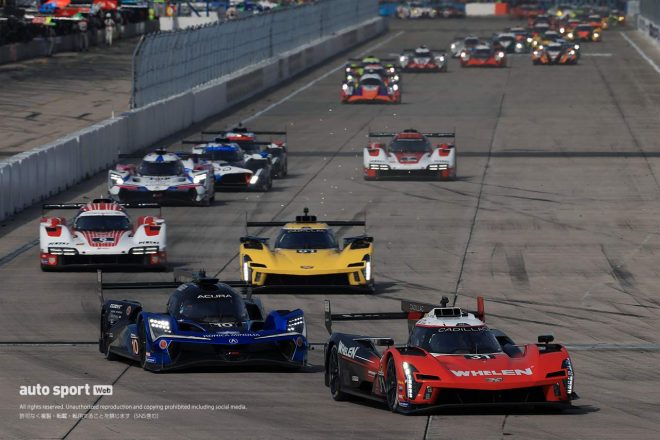 キャデラック、アキュラ、ポルシェ、BMWのLMDh車両が争うIMSAのGTPクラス