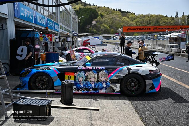 2023スーパーGT第1戦岡山　PACIFIC ぶいすぽっ NAC AMG