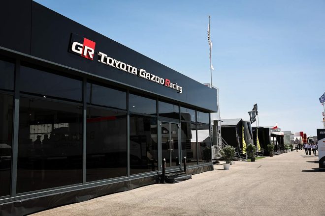 アルガルベ国際サーキットのパドックの様子