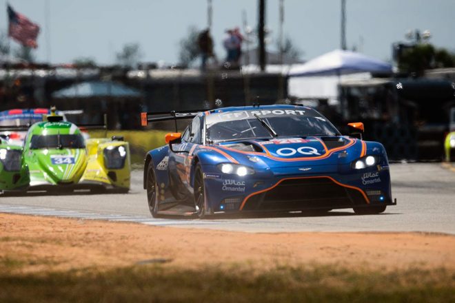 TFスポーツが『ORT・バイ・TF』の名で走らせているアストンマーティン・バンテージAMR。このほか、TFスポーツはDステーション・レーシングともジョイントプログラムを行っている