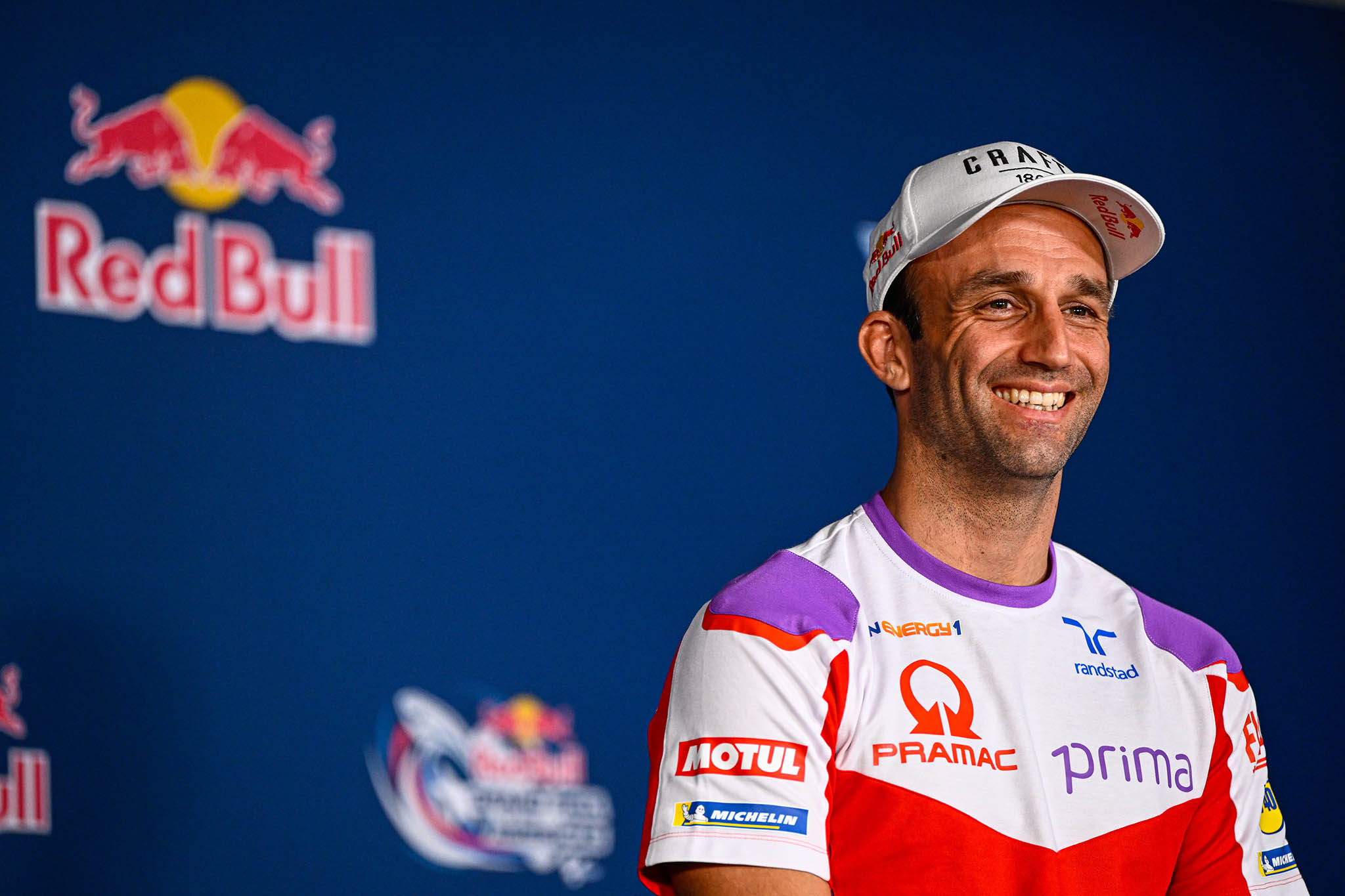 2023MotoGP第3戦アメリカズGPのプレスカンファレンスに出席したヨハン・ザルコ（プリマ・プラマック・レーシング）