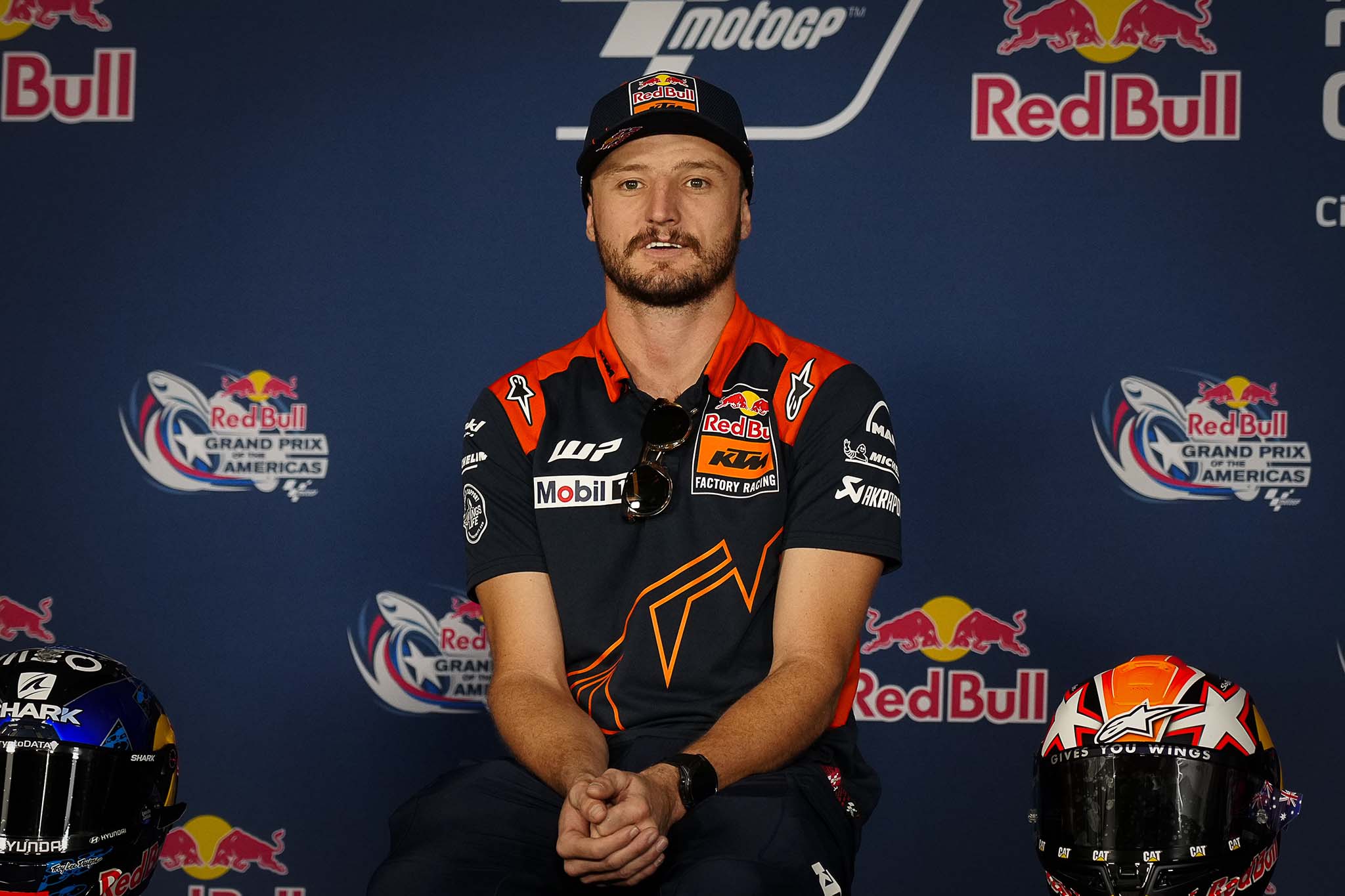 2023MotoGP第3戦アメリカズGPのプレスカンファレンスに出席したジャック・ミラー（レッドブルKTMファクトリー・レーシング）