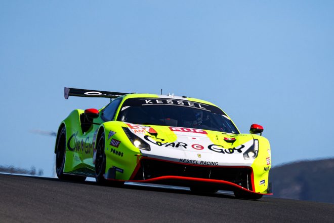 FP1に続きFP2でもダニエル・セラの好走でLMGTEアマクラストップにつけた57号車フェラーリ488 GTEエボ(ケッセル・レーシング) 2023年WEC第2戦ポルティマオ6時間レース