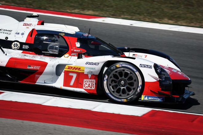 初日トップタイムをマークした7号車GR010ハイブリッド　WEC第2戦ポルティマオ