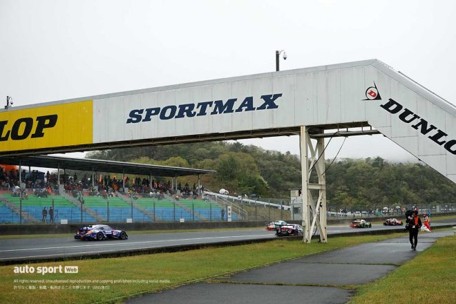 ウエットコンディションとなった2023スーパーGT第1戦岡山公式練習