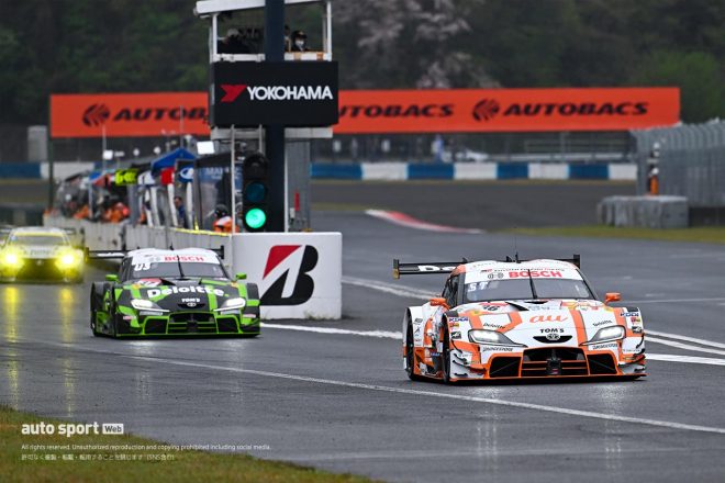2023スーパーGT第1戦岡山　au TOM’S GR Supra／Deloitte TOM’S GR Supra