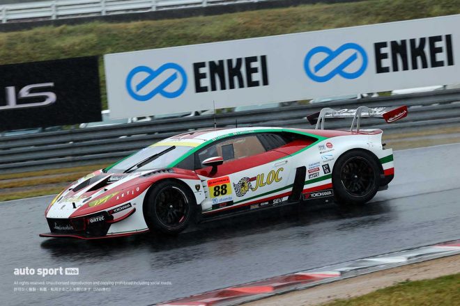 2023スーパーGT第1戦岡山　JLOC ランボルギーニ GT3（小暮卓史／元嶋佑弥）