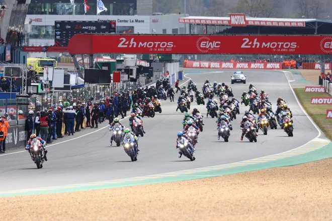 2023EWC第1戦ル・マン24時間 スタートシーン