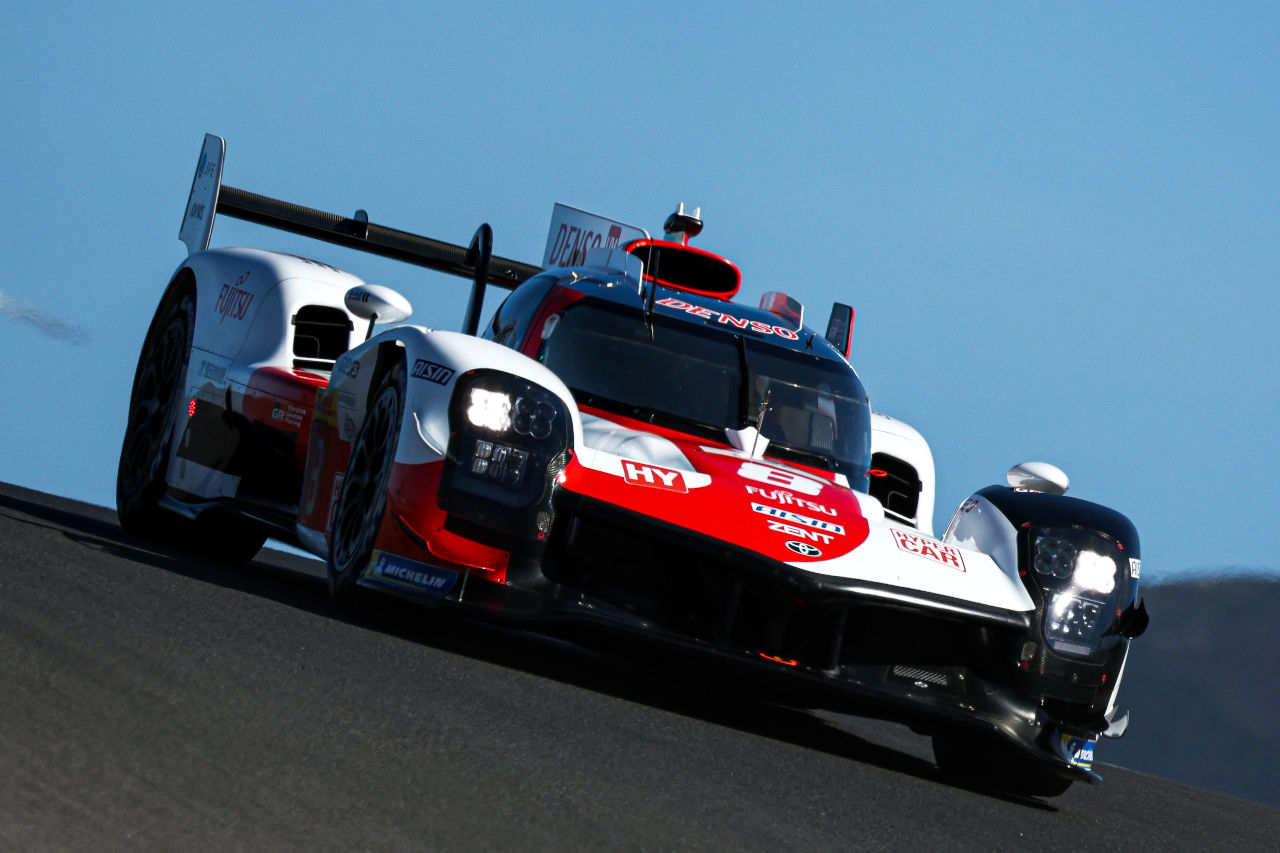 ポールポジションを獲得した8号車トヨタGR010ハイブリッド（TOYOTA GAZOO Racing）　2023年WEC第2戦ポルティマオ6時間レース