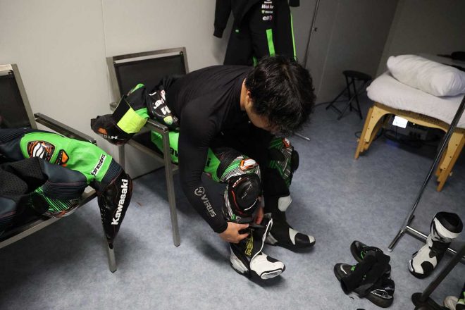 渡辺一樹（TEAM KAWASAKI WEBIKE TRICKSTAR）