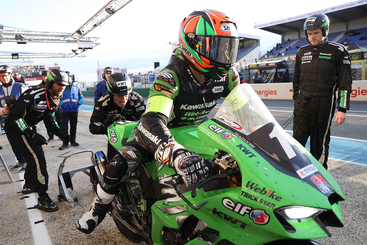 渡辺一樹（TEAM KAWASAKI WEBIKE TRICKSTAR）／2023EWC第1戦ル・マン24時間