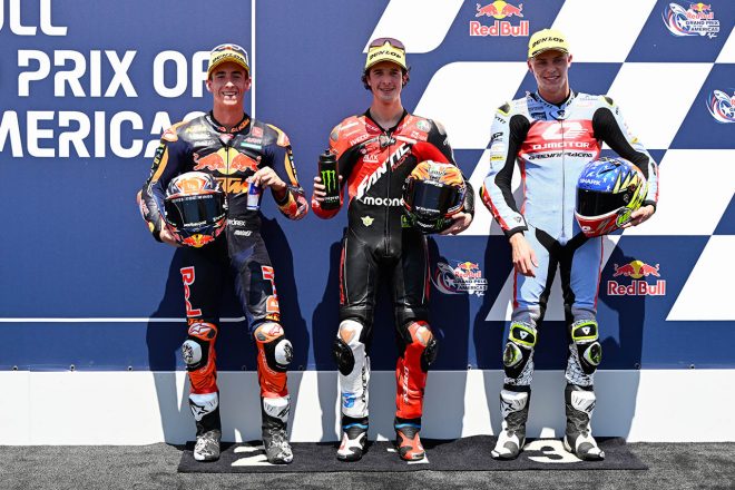 Moto2：トップ3のセレスティーノ・ビエッティ、ペドロ・アコスタ、フィリップ・サラック／2023MotoGP第3戦アメリカズGP 予選