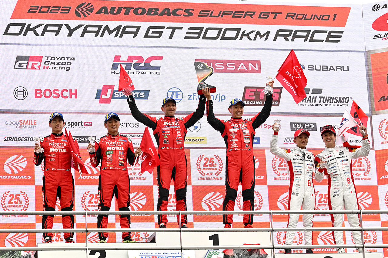 2023スーパーGT第1戦岡山決勝 GT500クラス表彰式