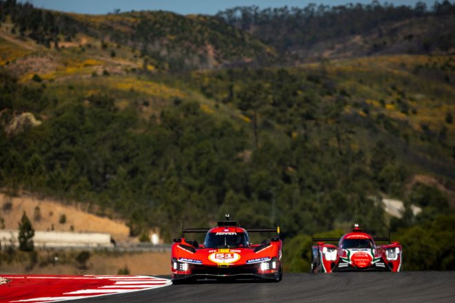 フェラーリ・AFコルセの51号車フェラーリ499P　2023年WEC第2戦ポルティマオ6時間レース