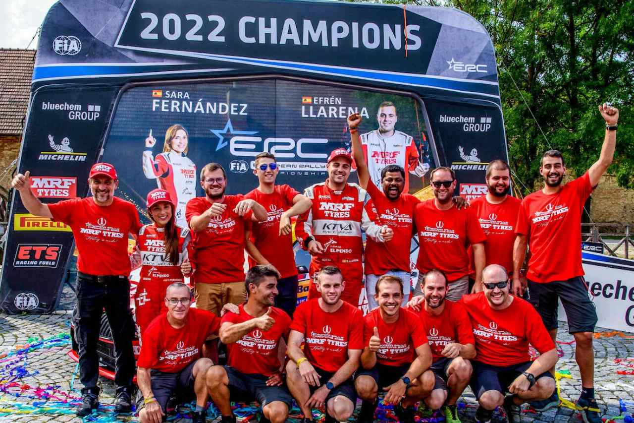 昨季2022年に悲願の欧州選手権制覇を達成したTeam MRF Tyresも、黎明期を支えたブリーンに哀悼の意を示した