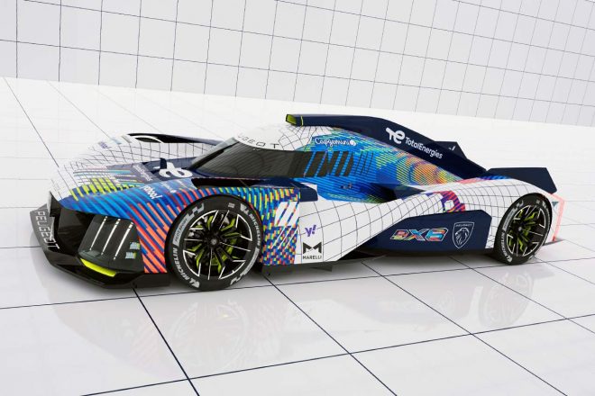 プジョー・スポールが4月17日に発表した、2023年ル・マン24時間レース向けのプジョー9X8の特別カラーリング