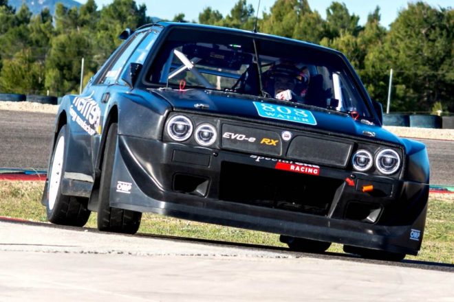 最高峰のフル電動クラス"RX1e"にフルタイムで参戦すると表明したセバスチャン・ローブは、すでに昨年末にもテストを実施していた