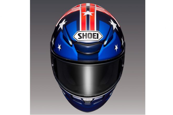 【写真】ショウエイ　MARQUEZ AMERICAN SPIRIT　front