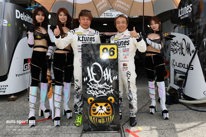 5-Aピット 96　K-tunes Racing 新田守男／高木真一 レーシングスーツ：グループエム Win G：井上みづな／花乃衣美優／長坂有紗