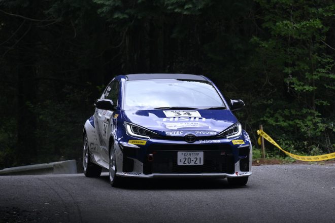 大倉聡／豊田耕司組（AISIN GR Yaris CVT）　2023年全日本ラリー第3戦唐津