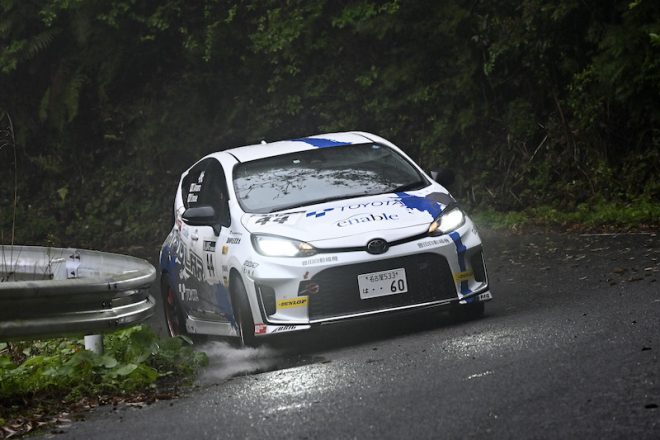 天野智之／井上裕紀子組（豊田自動織機・DLアクアGR SPORT）　2023年全日本ラリー第3戦唐津