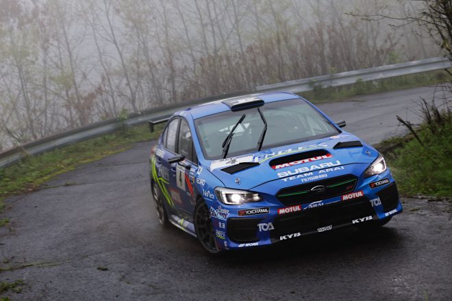 新井敏弘／保井隆宏（スバルWRX ラリーチャレンジ）　2023全日本ラリー第3戦唐津