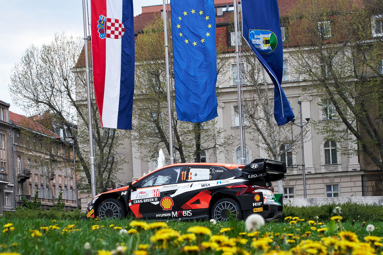 ティエリー・ヌービル（ヒョンデi20 Nラリー1）　2023年WRC第4戦クロアチア・ラリー