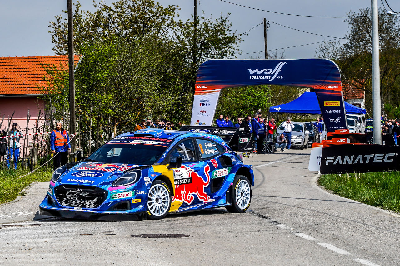 オット・タナク（フォード・プーマ・ラリー1）　2023年WRC第4戦クロアチア・ラリー