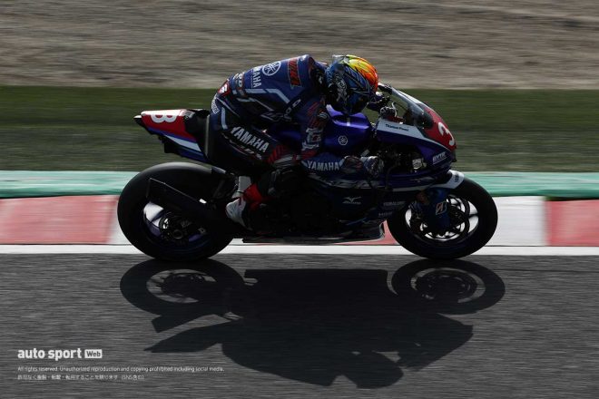 岡本裕生（YAMAHA FACTORY RACING TEAM 2）／2023全日本ロード第2戦鈴鹿2&4 JSB1000 ART走行