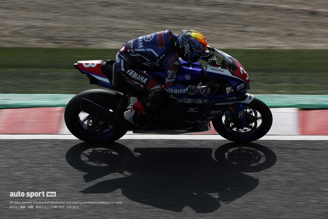 岡本裕生（YAMAHA FACTORY RACING TEAM 2）／2023全日本ロード第2戦鈴鹿2&4 JSB1000 ART走行