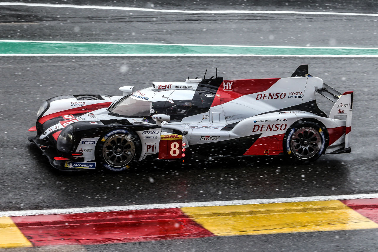 降雪のなかレースが行われた2018-19年シーズン第7戦スパ6時間。優勝は8号車トヨタTS050ハイブリッド