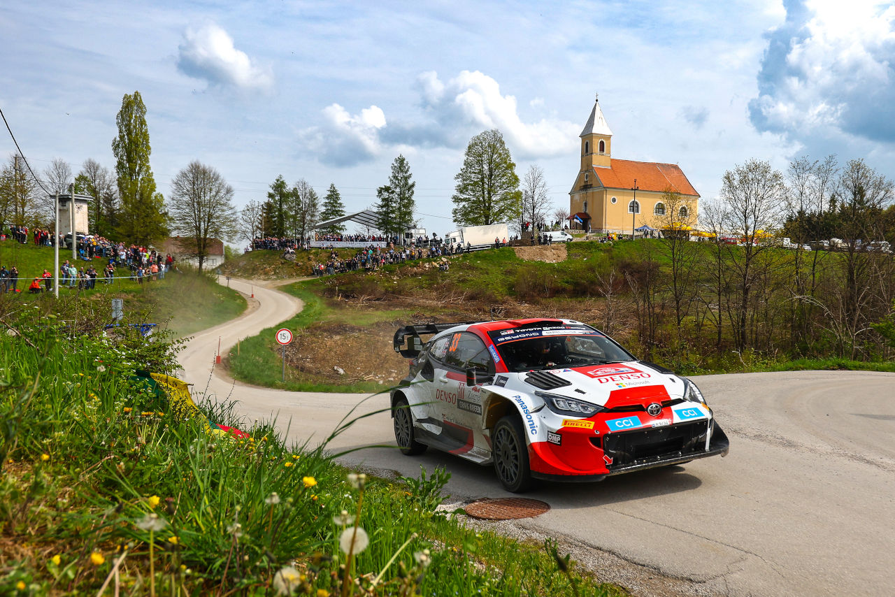 エルフィン・エバンス（トヨタGRヤリス・ラリー1）　2023年WRC第4戦クロアチア・ラリー